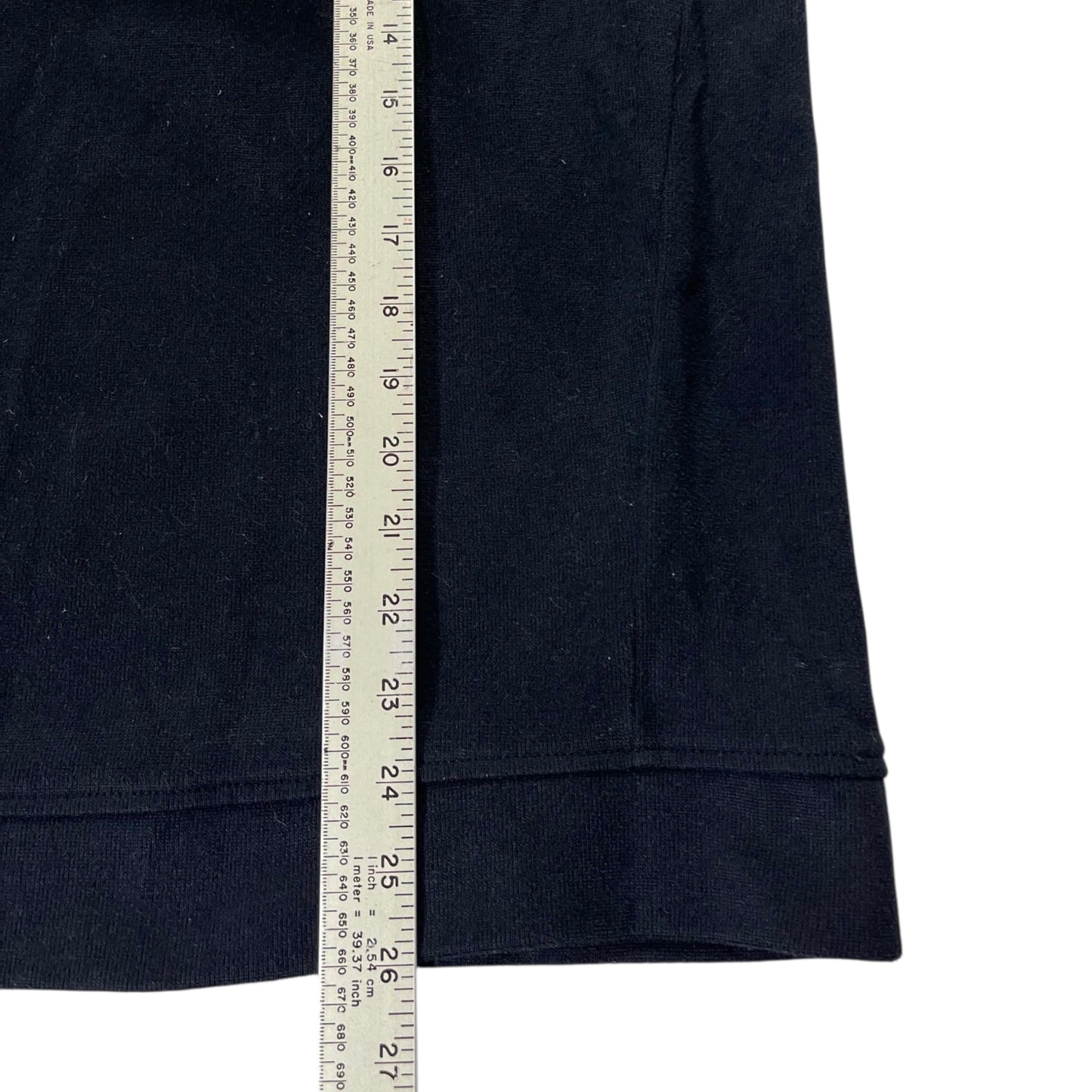 ADIDAS BLACK QUARTER ZIP SWEATSHIRT (L)
