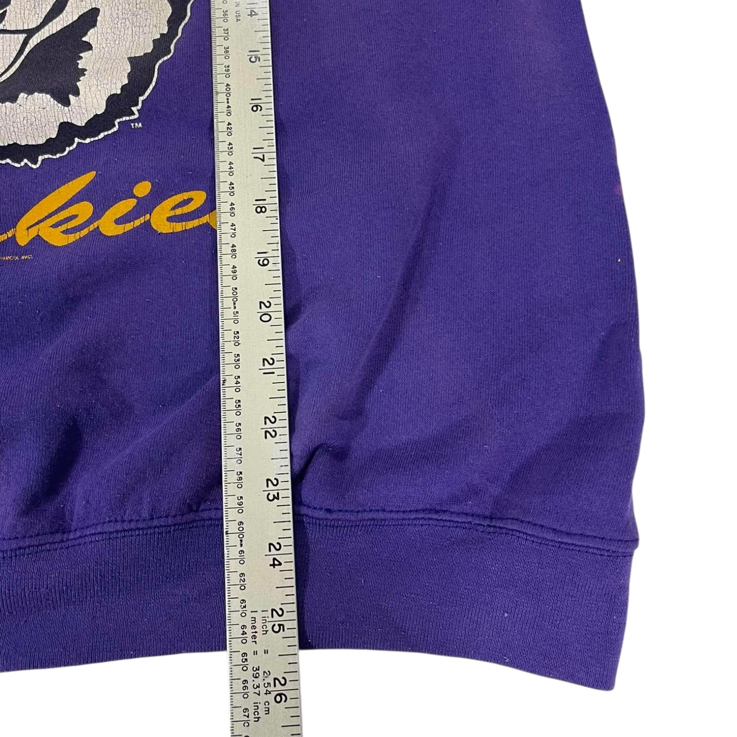 90S WASHINGTON HUSKIES PURPLE CREWNECK (M-L)