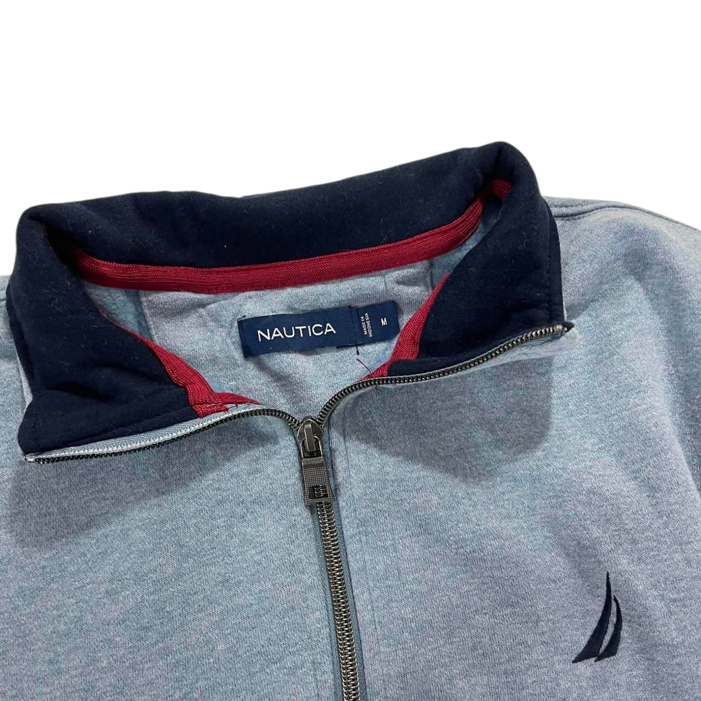 VINTAGE NAUTICA QUARTER ZIP SWEATSHIRT (M)