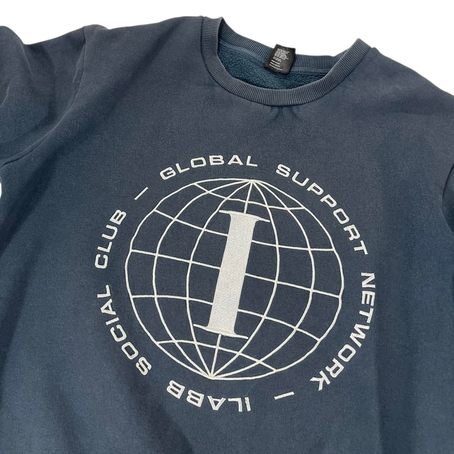 ILABB NAVY CREWNECK SWEATSHIRT (S-M)