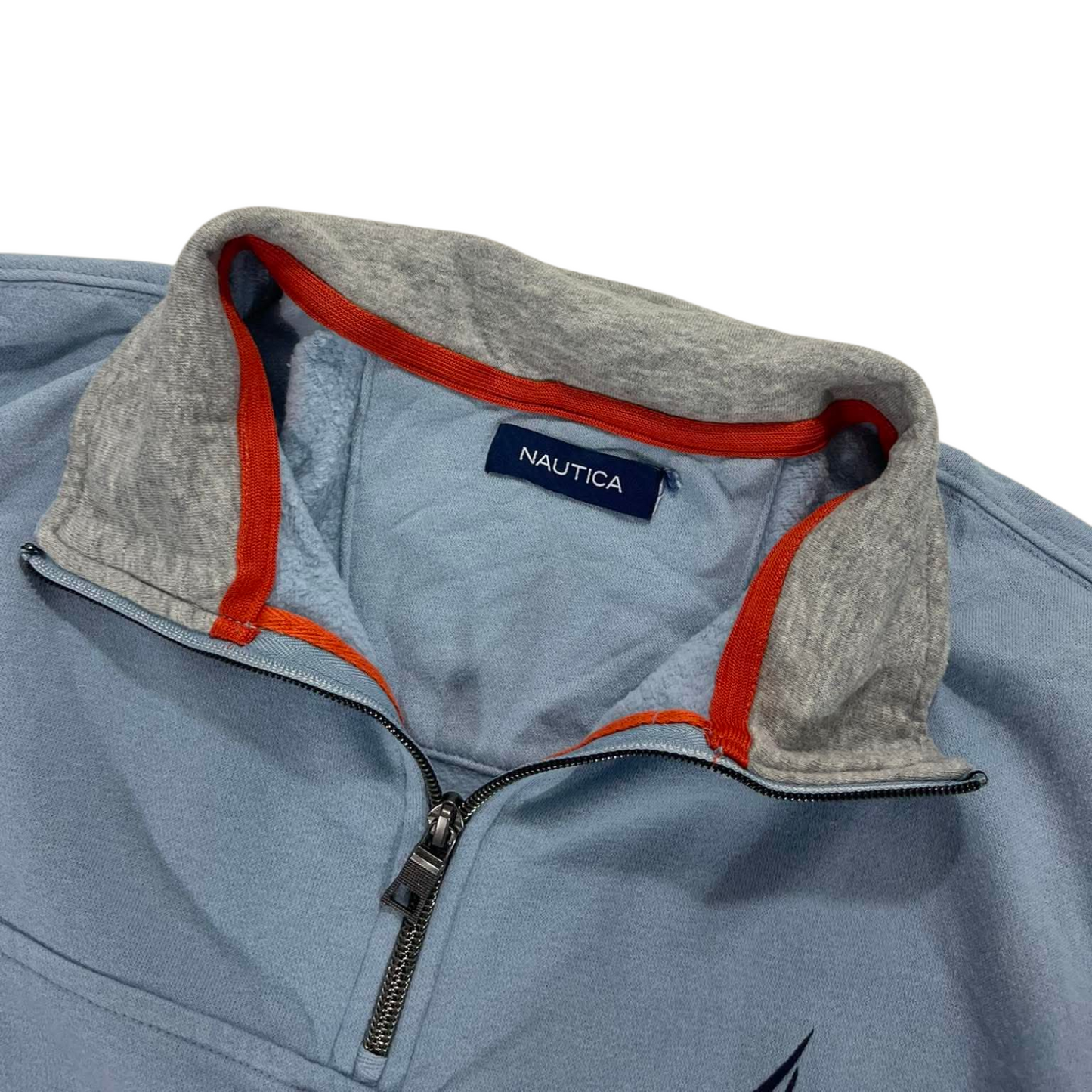 NAUTICA BLUE QUARTER ZIP (M)