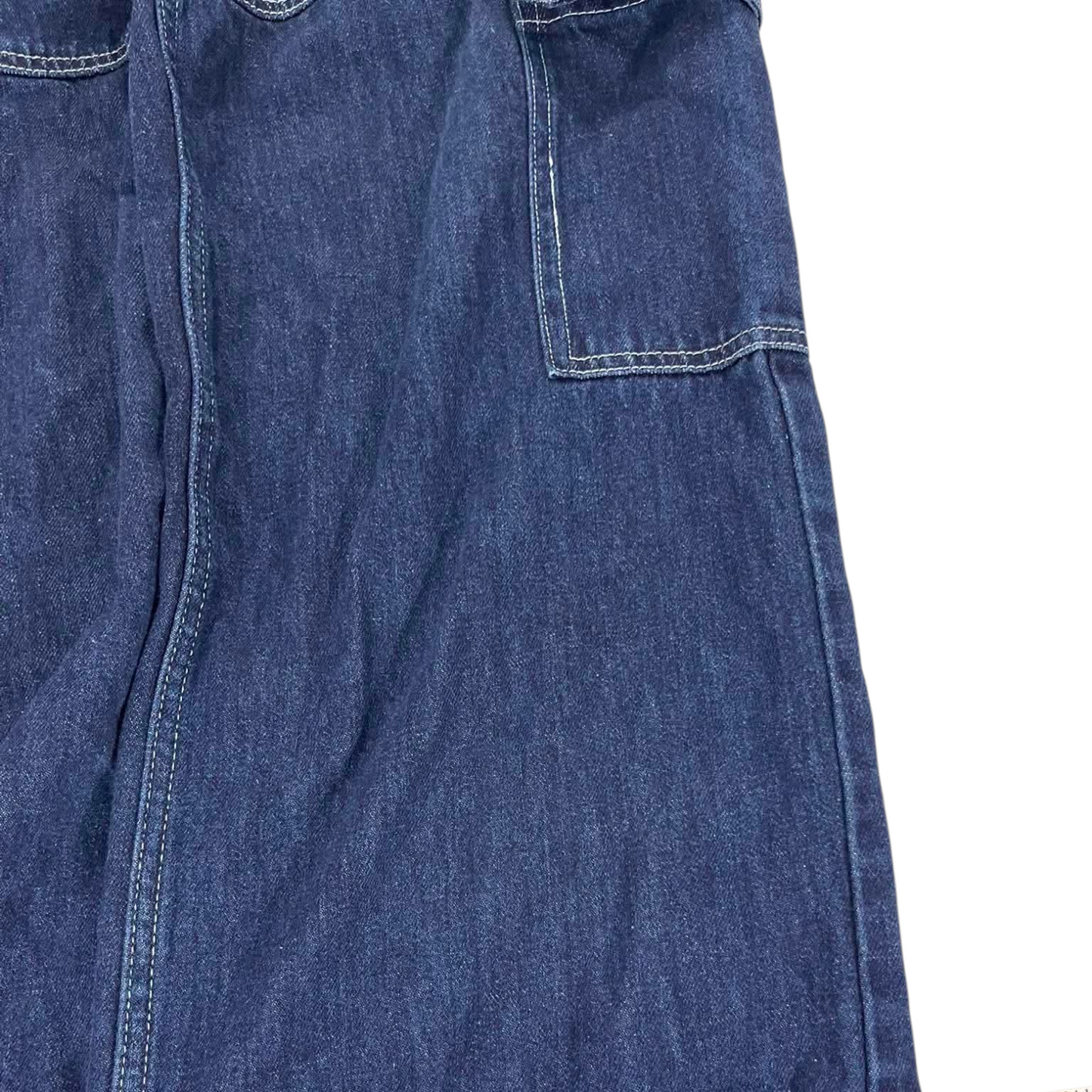 GLASSONS BAGGY NAVY DENIM CARGO PANTS (10)
