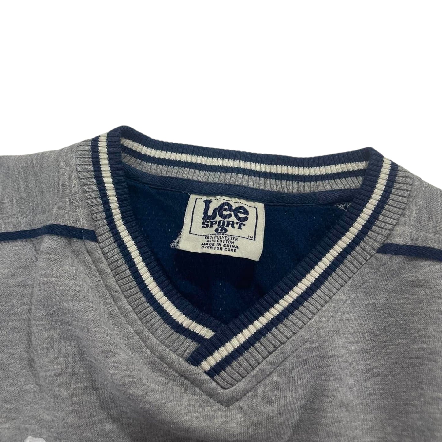 VINTAGE EMBROIDERED LEE SPORT SYRACUSE UNIVERSITY GREY CREWNECK (L)