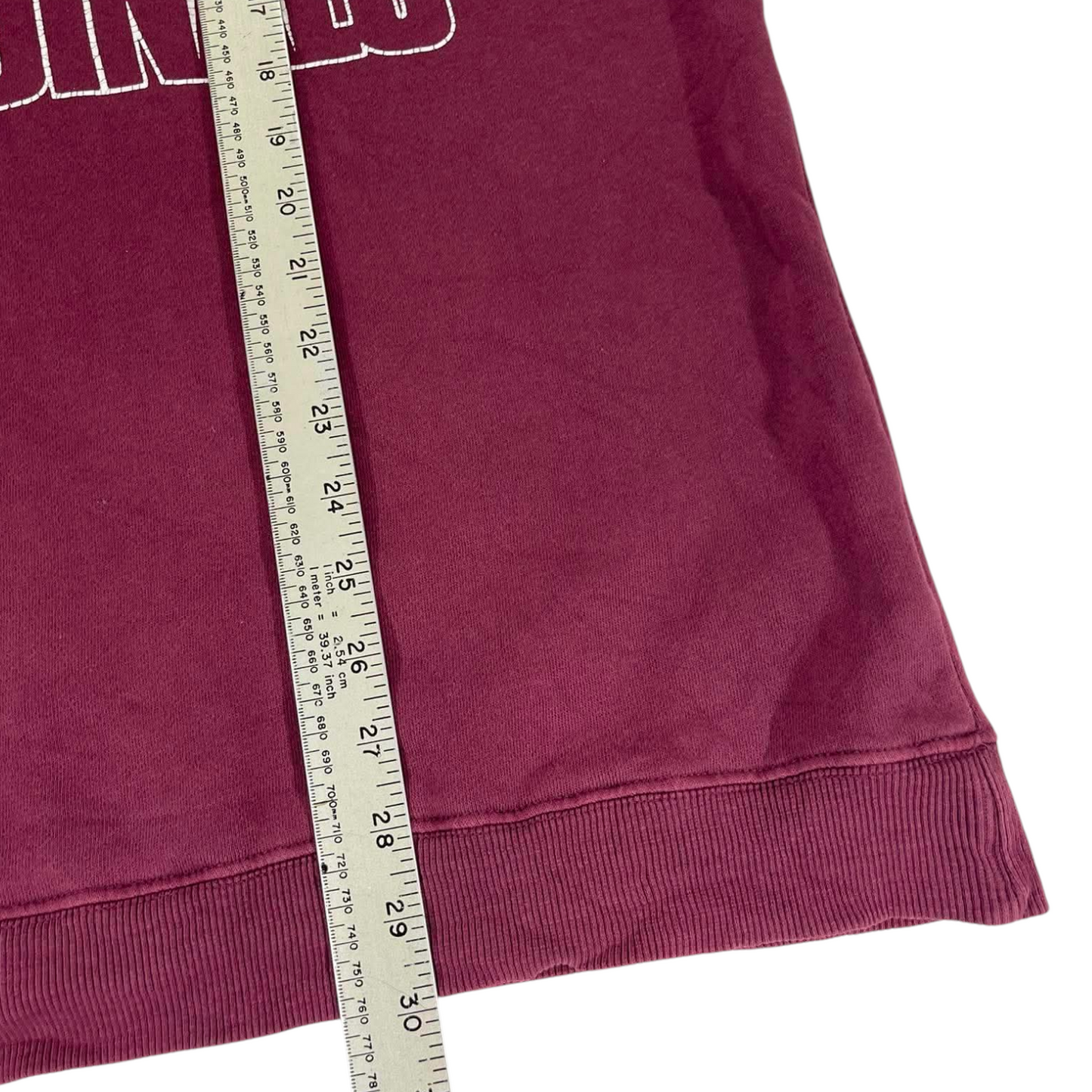 ARIZONA CARDINALS BURGUNDY CREWNECK SWEATSHIRT (M)