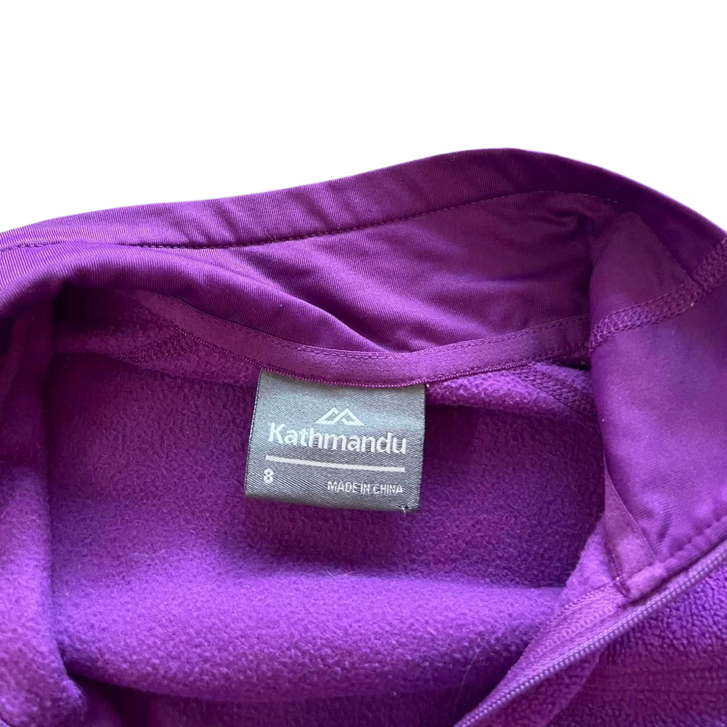 KATHMANDU PURPLE FLEECE QUARTER ZIP (8)