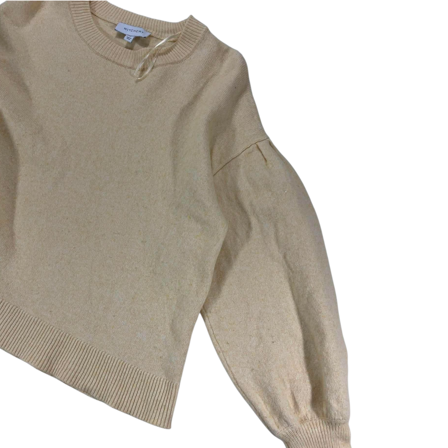 WITCHERY CREAM KNIT JUMPER (M)