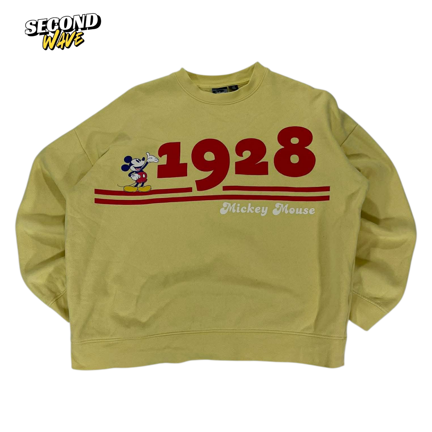 DISNEY MICKEY MOUSE YELLOW SWEATSHIRT (S)