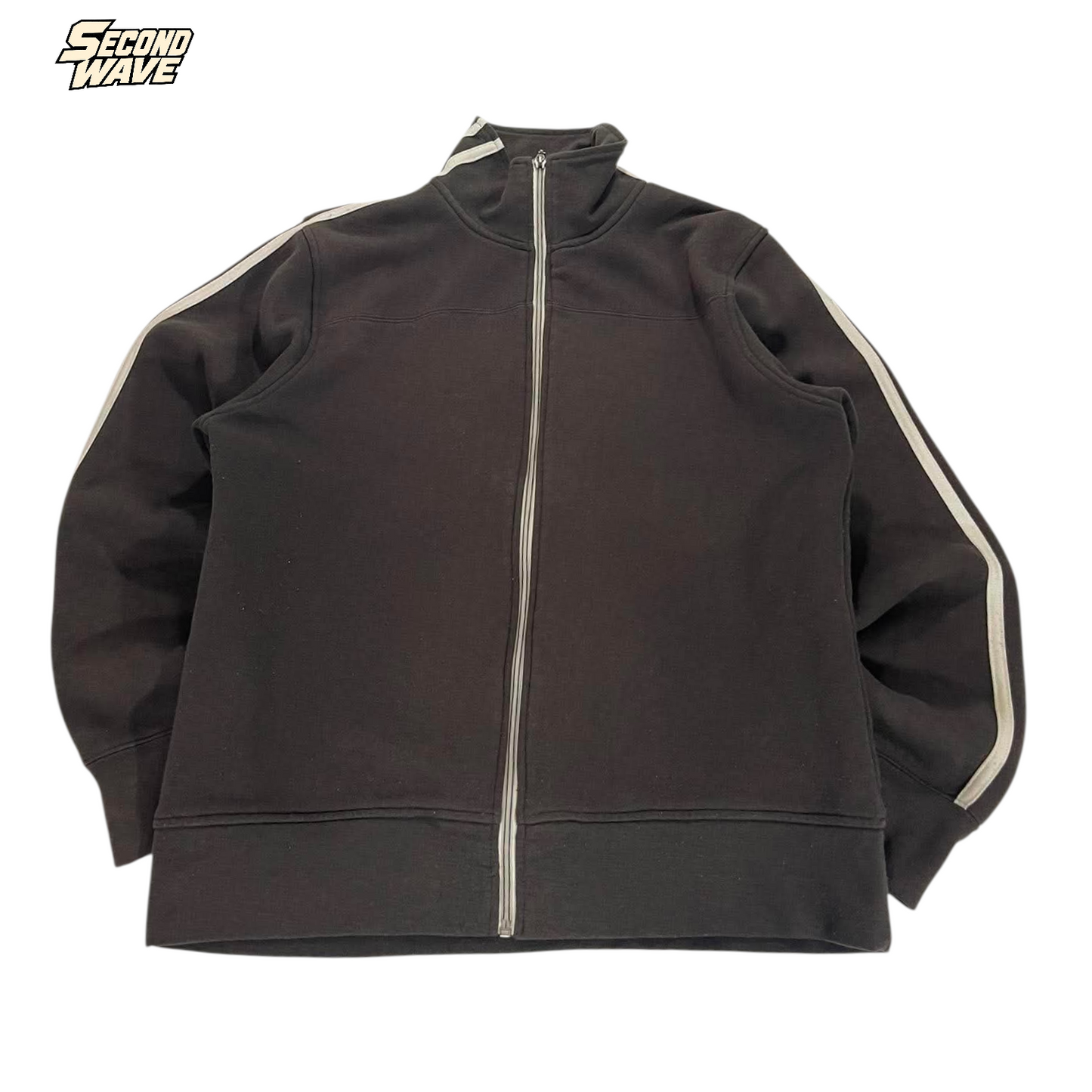 Y2K HALLENSTEINS BLACK ZIP UP JACKET (M)