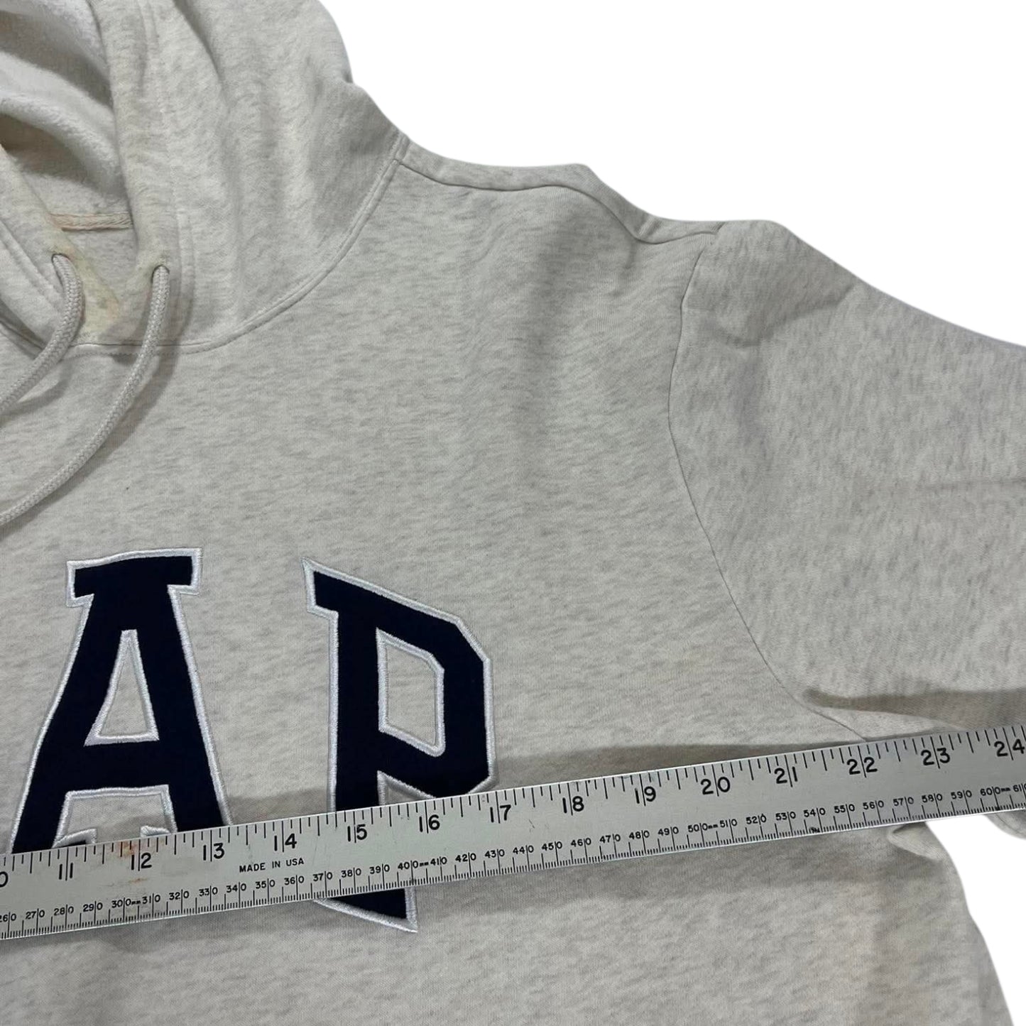 VINTAGE EMBROIDERED GAP HOODIE (L)