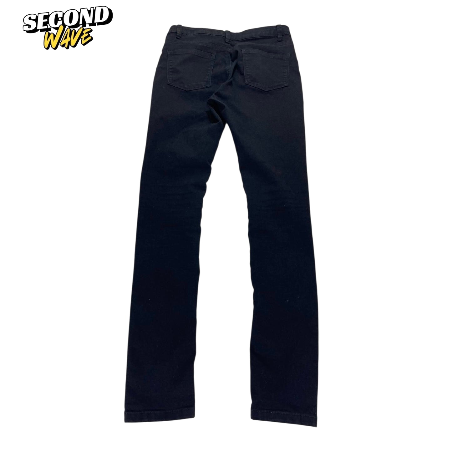 COUNTRY ROAD BLACK STRAIGHT SKINNY LEG PANTS (26)