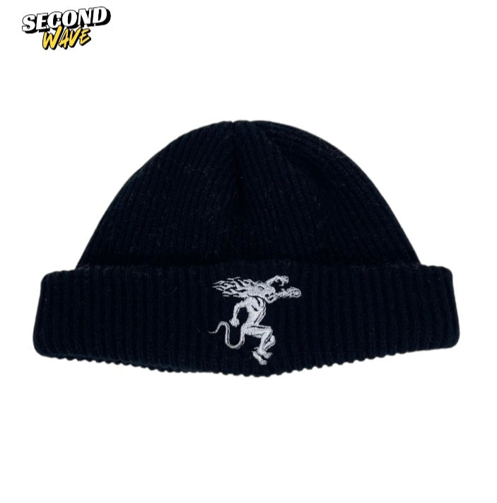 FIREBALL BLACK BEANIE