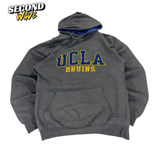 Y2K UCLA BRUINS GRAY HOODIE (M)