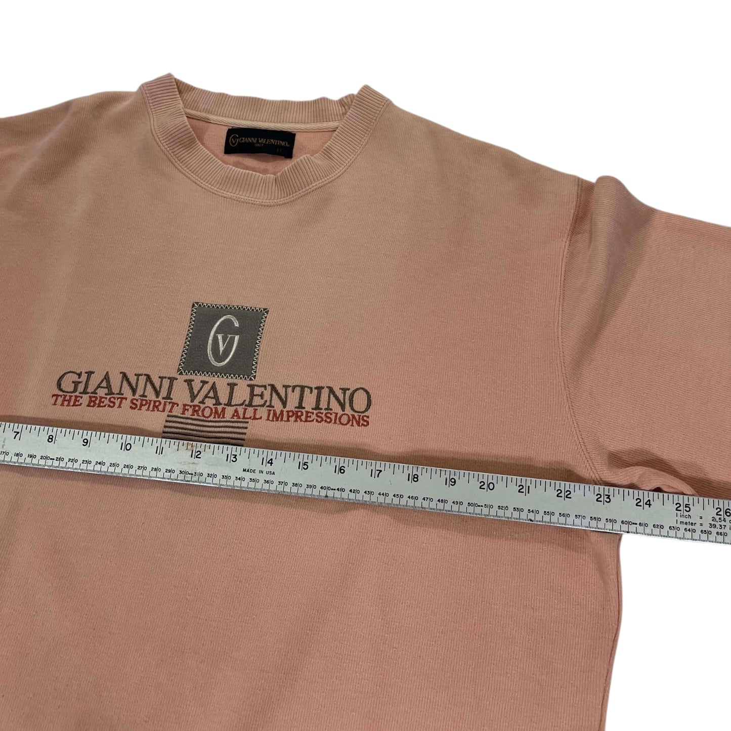 GIANNI VALENTINO ORANGE CREWNECK (S)