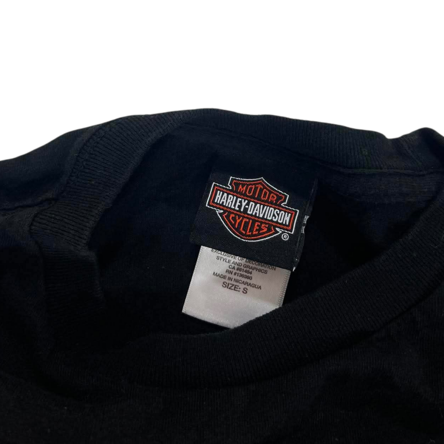 HARLEY DAVIDSON BLACK LONG SLEEVE (S-M)