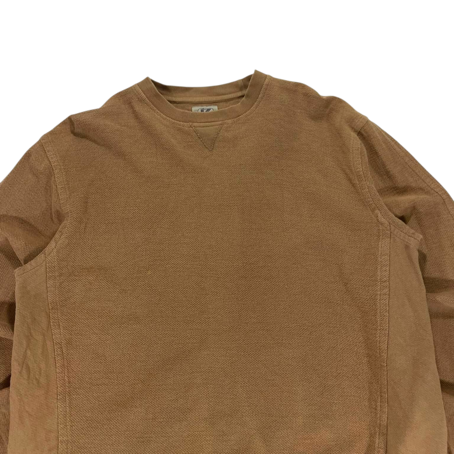 VINTAGE LINE 7 BROWN CANVAS WORKWEAR SWEATSHIRT (M-L)