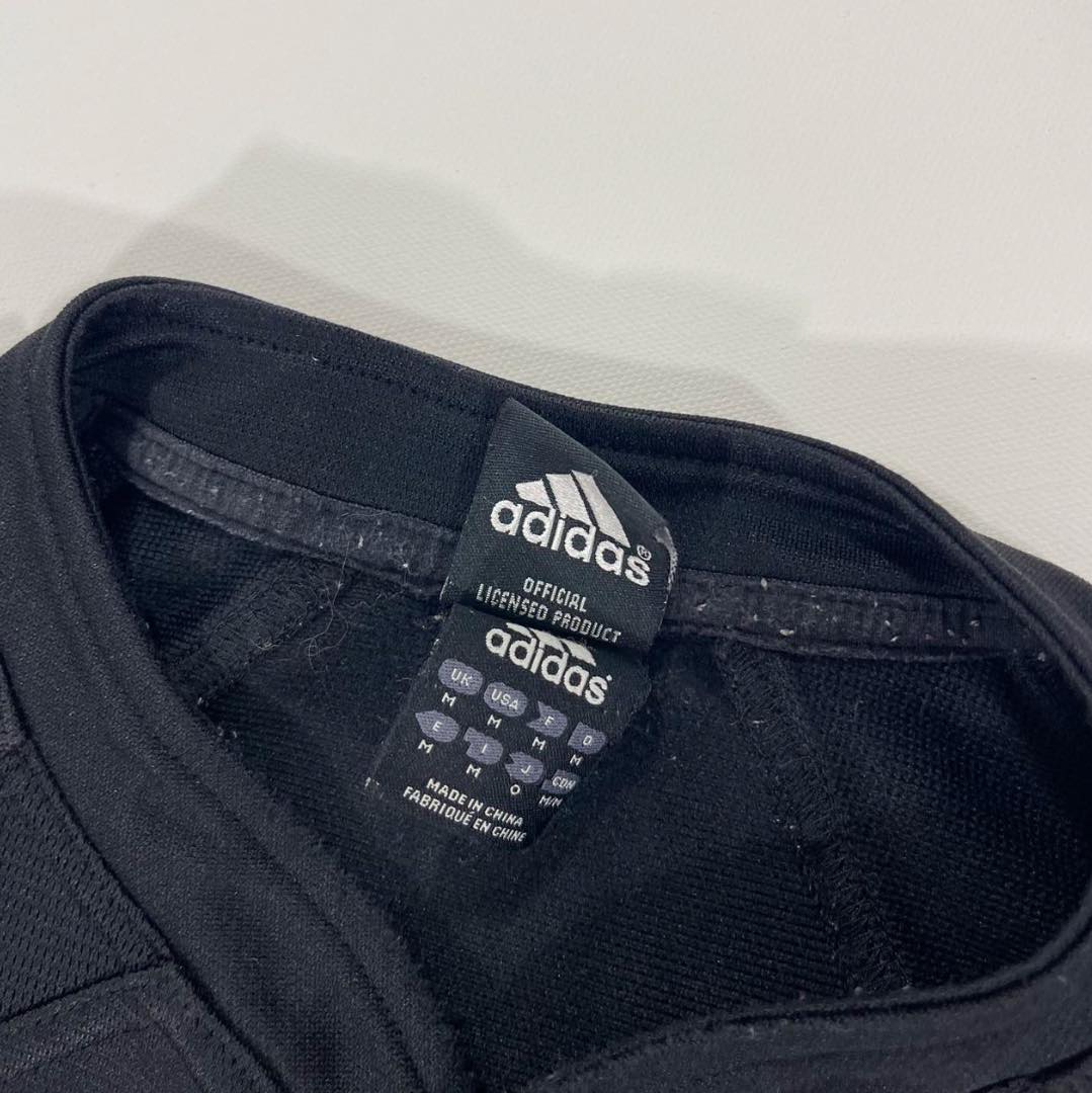 VINTAGE ADIDAS ALL BLACKS BLACK RUGBY JERSEY (M)