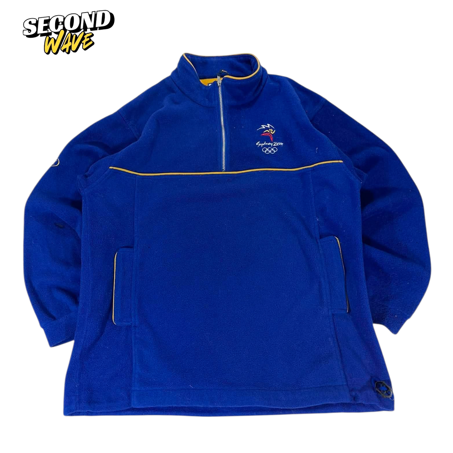 SYDNEY 2000 OLYMPICS BLUE FLEEVE JACKET (L)
