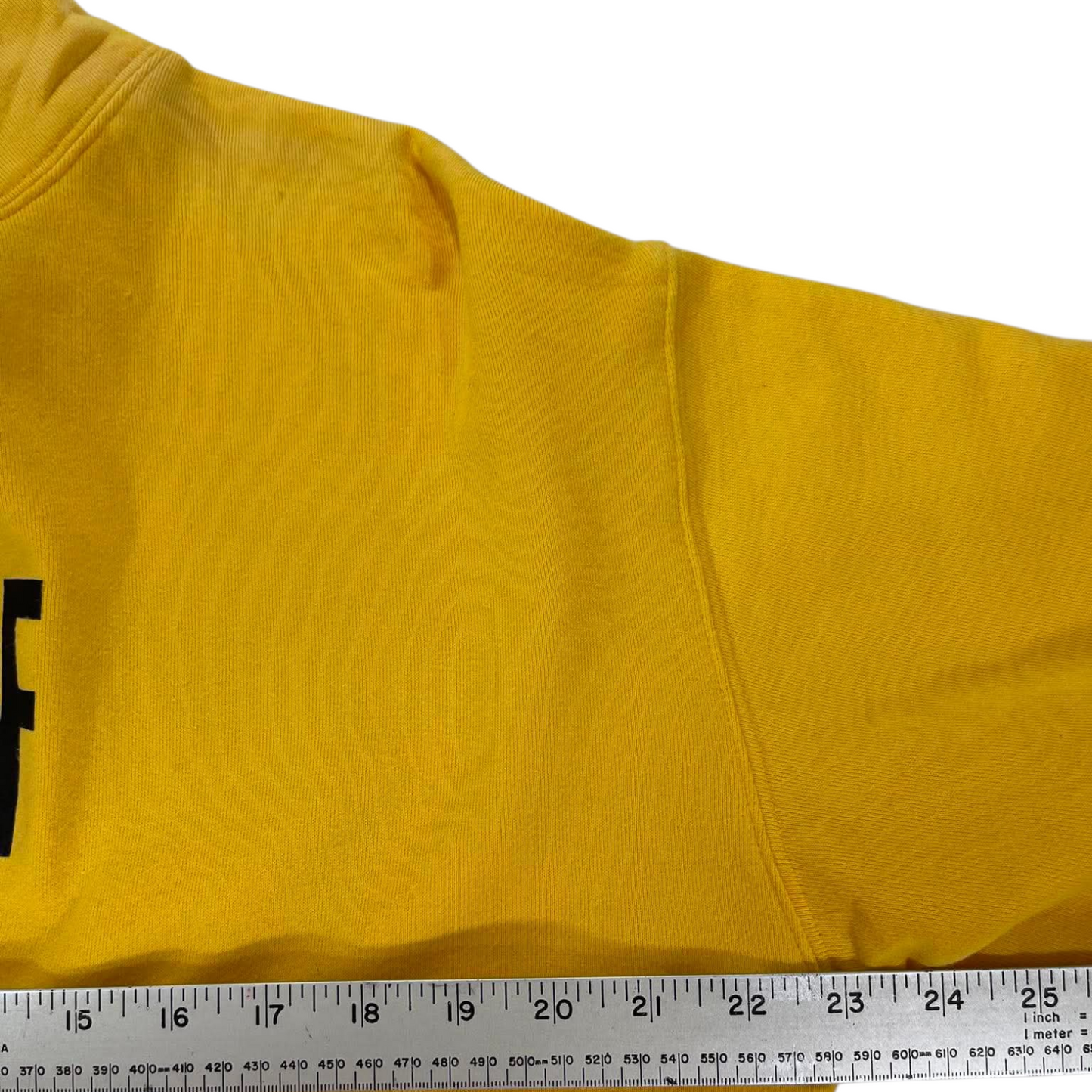 PURPOSE TOUR LONDON YELLOW HOODIE (L)