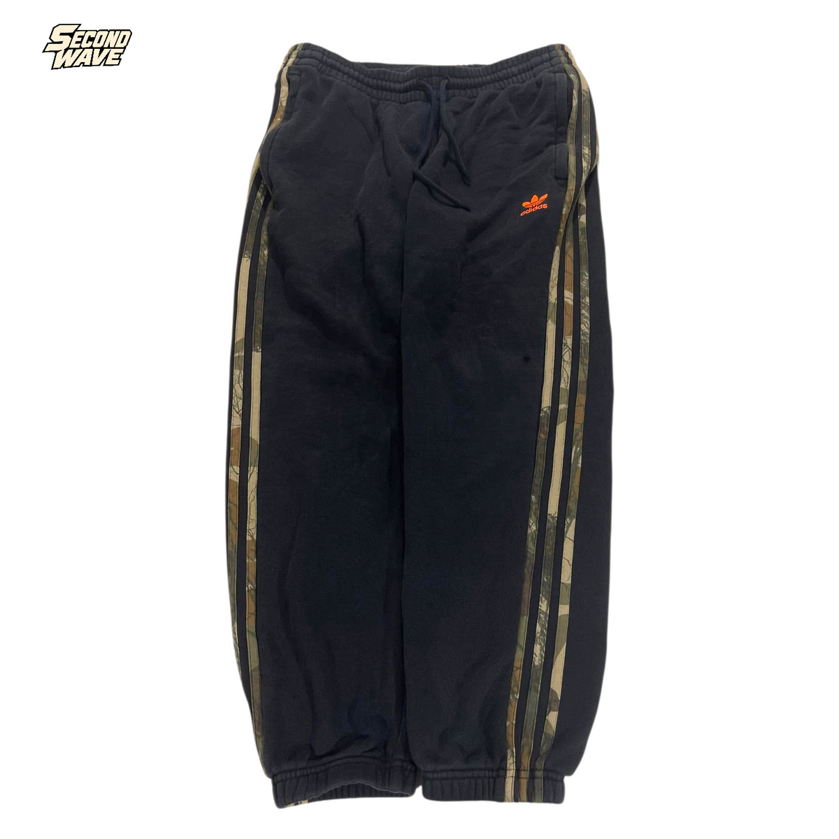 ADIDAS BLACK CAMO SWEATPANTS² (L)