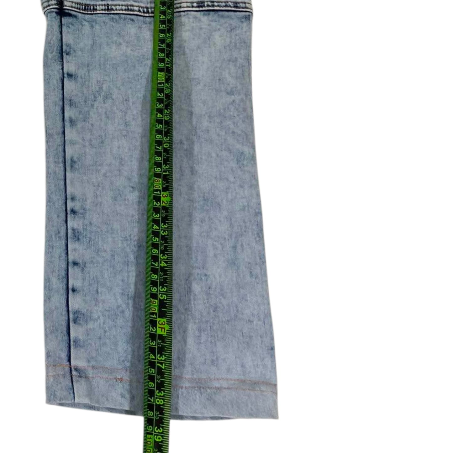 GARAGE BLUE WASH DENIM PANTS (40)