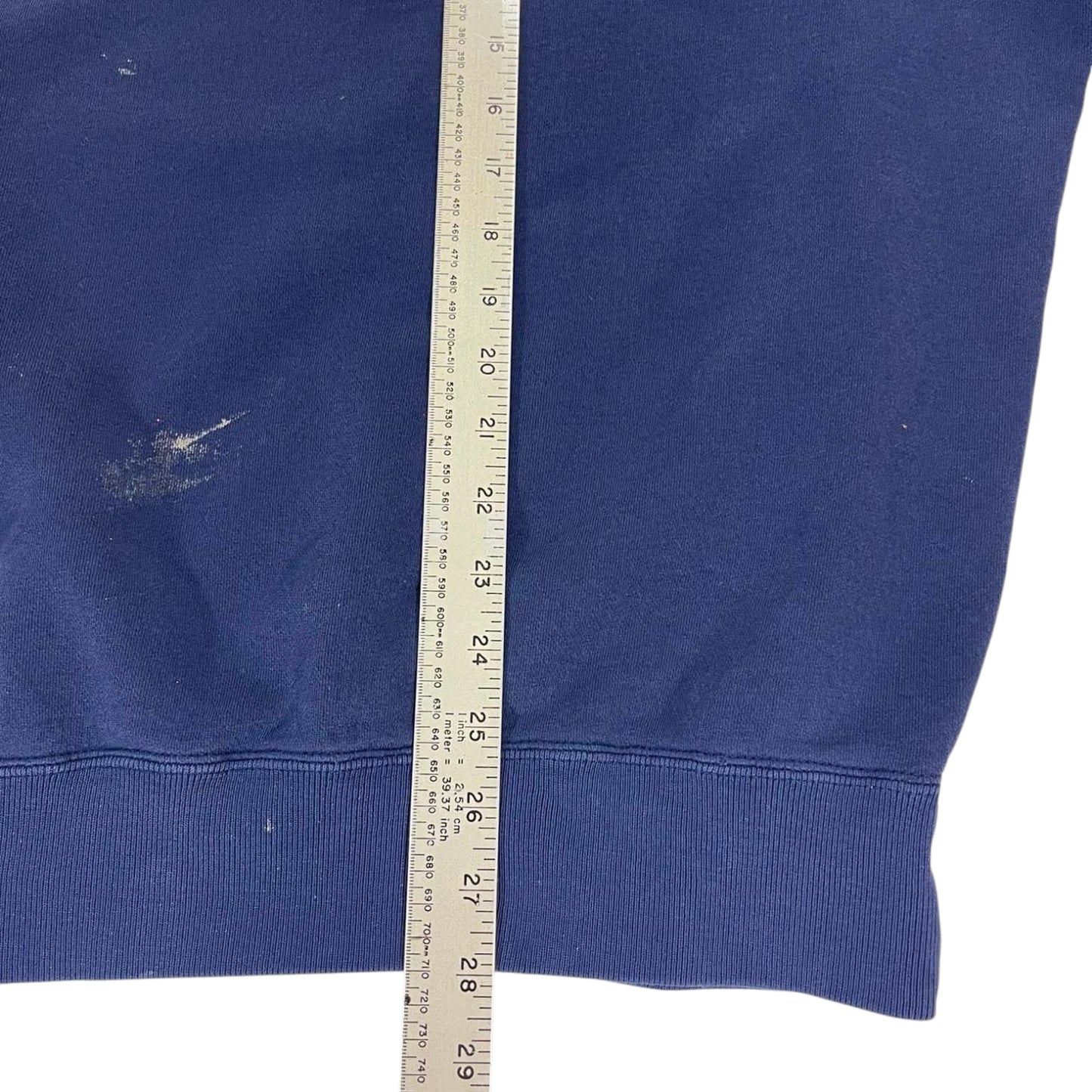 VINTAGE TRASHED RALPH LAUREN NAVY SWEATSHIRT (XL)