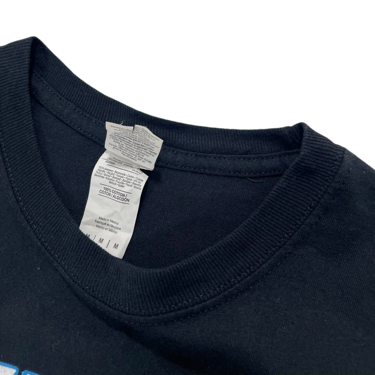SUPER BOWL LII NEW ENGLAND PATRIOTS VS PHILADELPHIA EAGLES BLACK COTTON TEE (M)