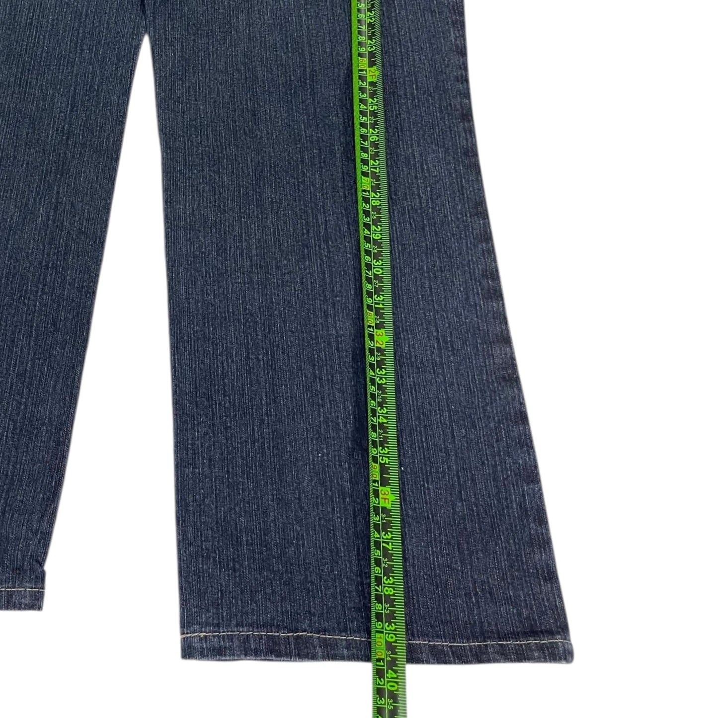 Y2K NETWORK BAGGY WIDE LEG JEANS (UK 14)