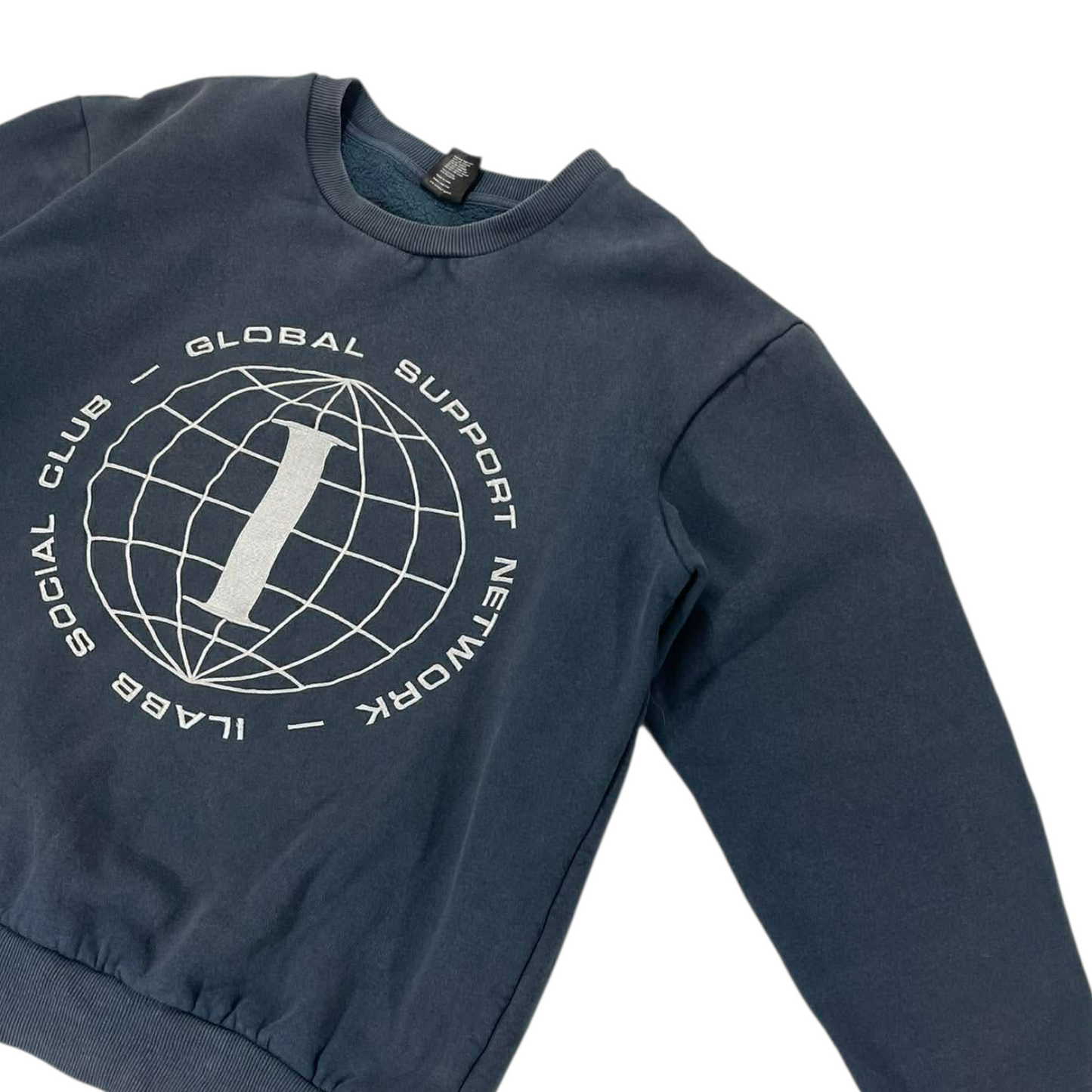 ILABB NAVY CREWNECK SWEATSHIRT (S-M)