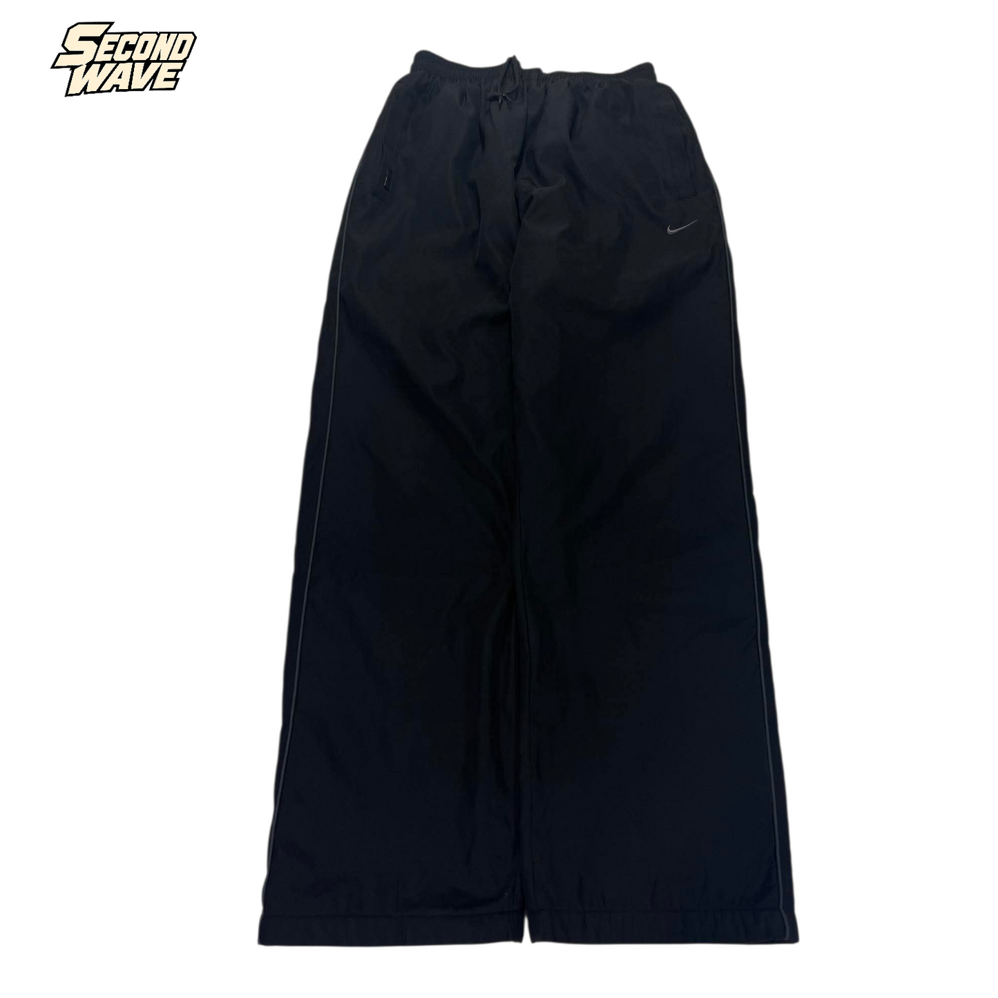 Y2K NIKE BLACK TRACK PANTS (XL) ⁷
