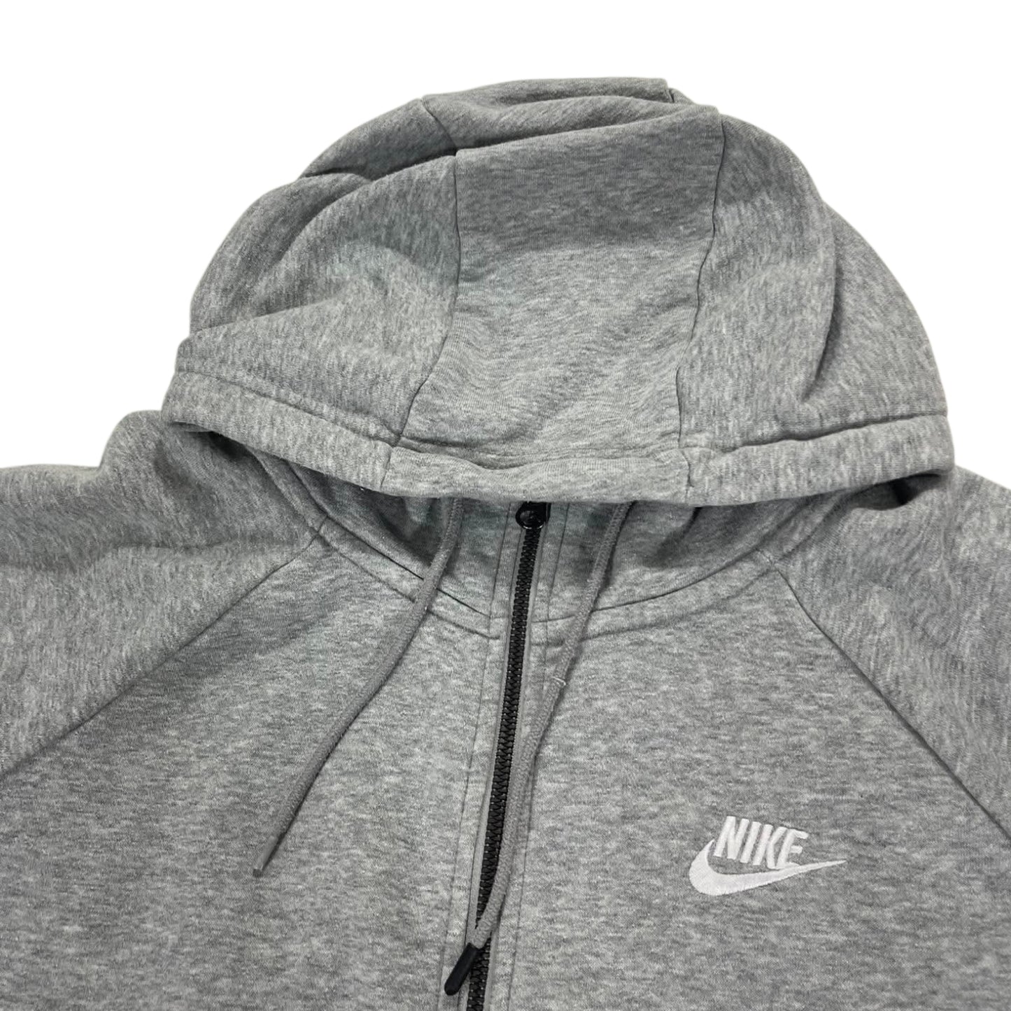 NIKE GREY ZIP UP HOODIE (M)