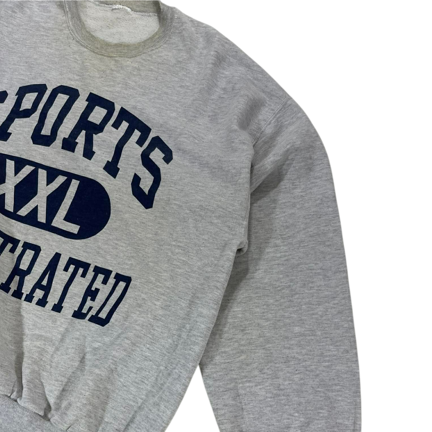 90S SPORTS ILLUSTRATED GREY CREWNECK SWEATSHIRT (L-XL)