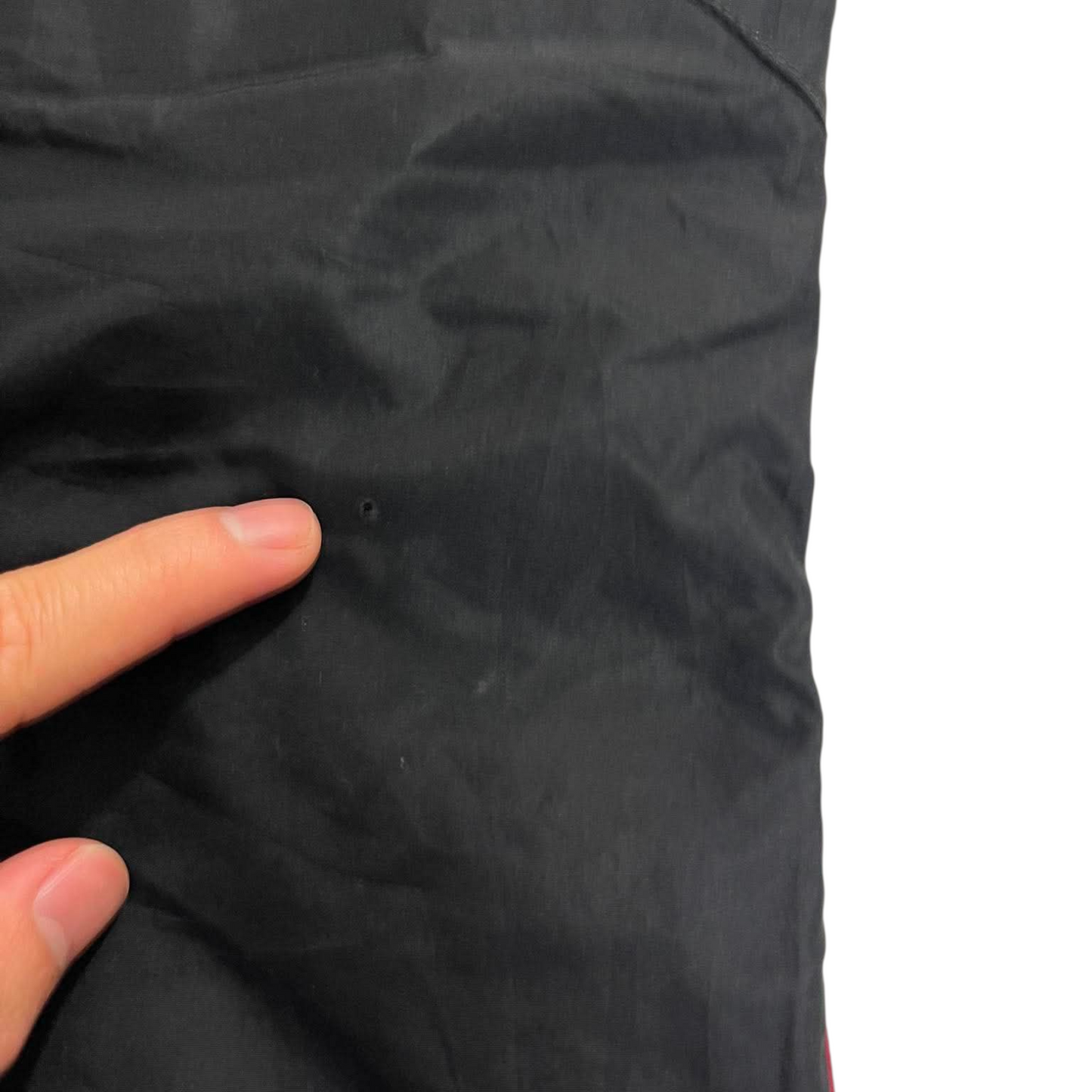 VINTAGE NIKE BLACK/RED TRACK PANTS (L) ¹²
