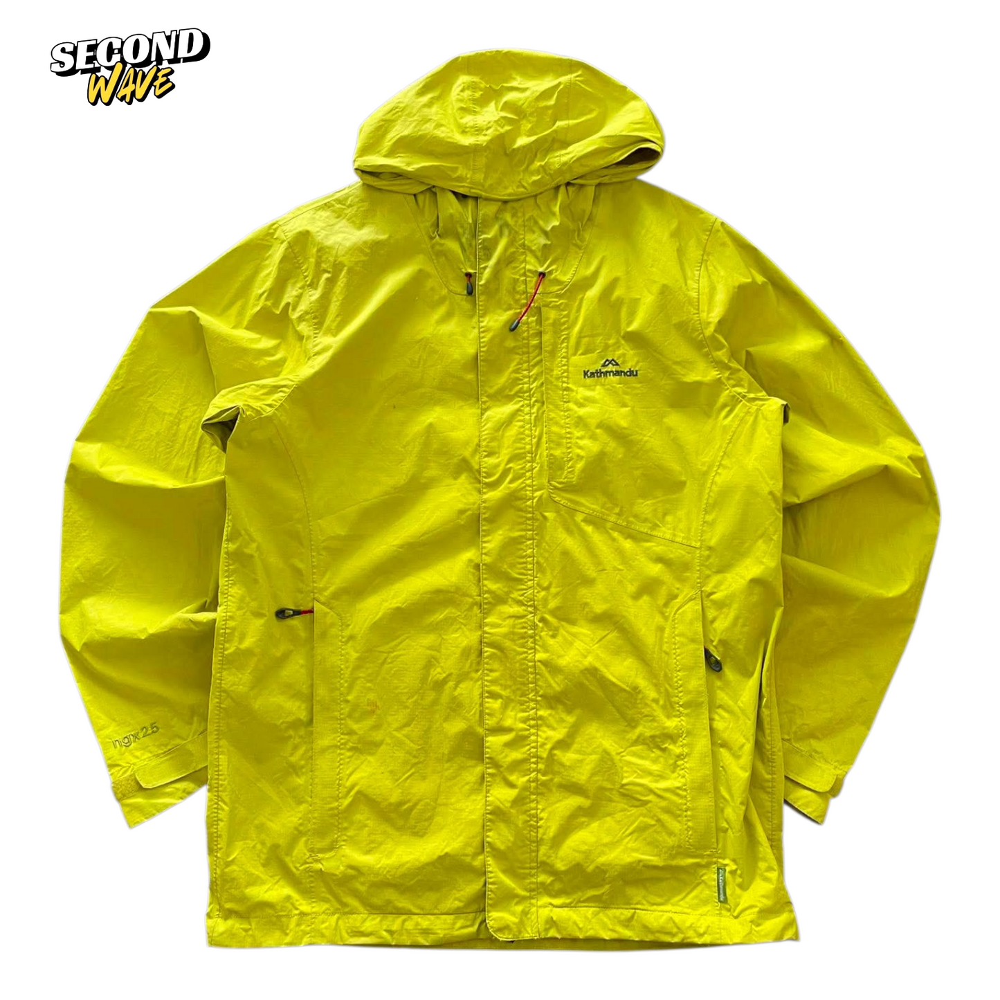 KATHMANDU YELLOW RAIN JACKET (L)