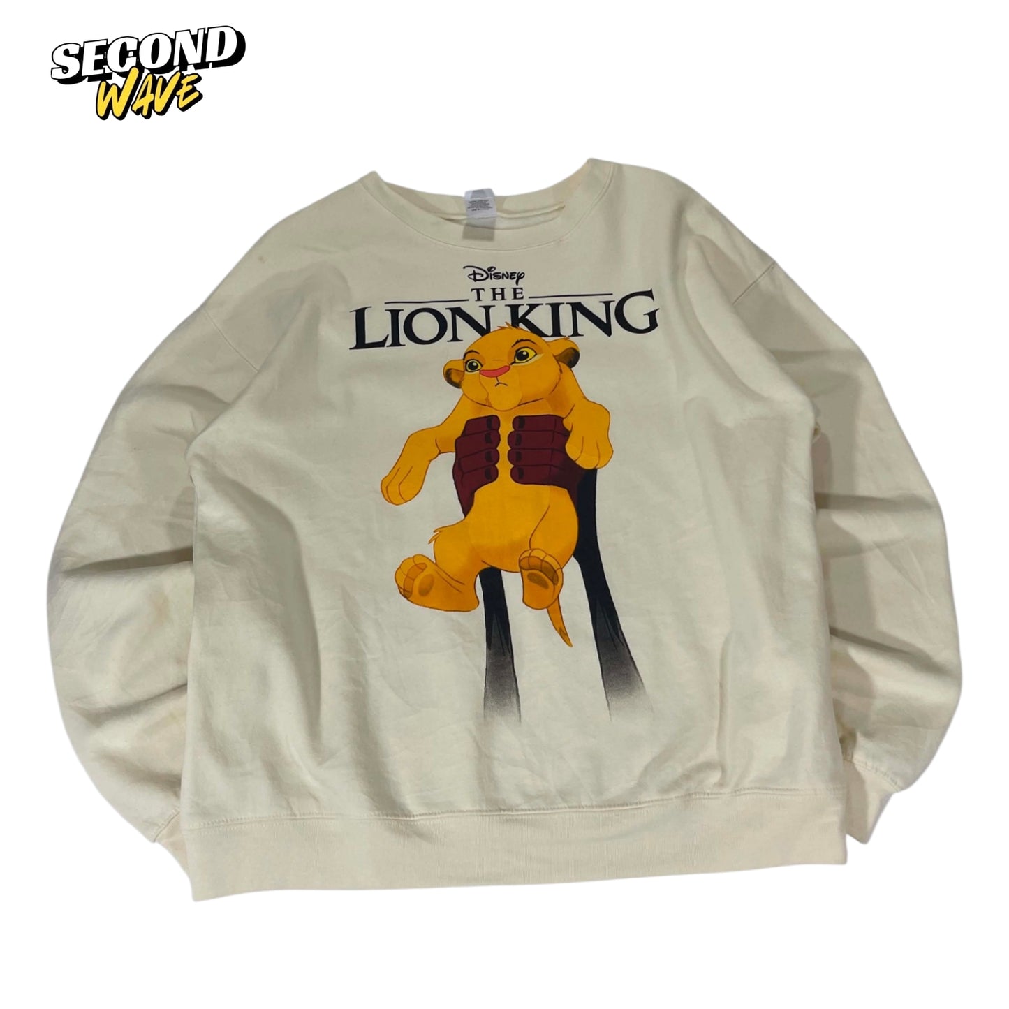 DISNEY THE LION KING CREAM SWEATSHIRT (L)