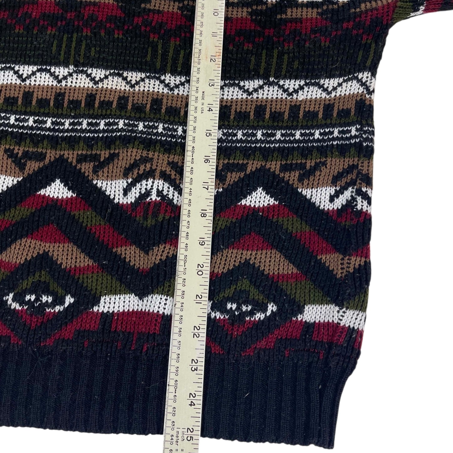 90S VINTAGE ACRYLIC SWEATER (M)