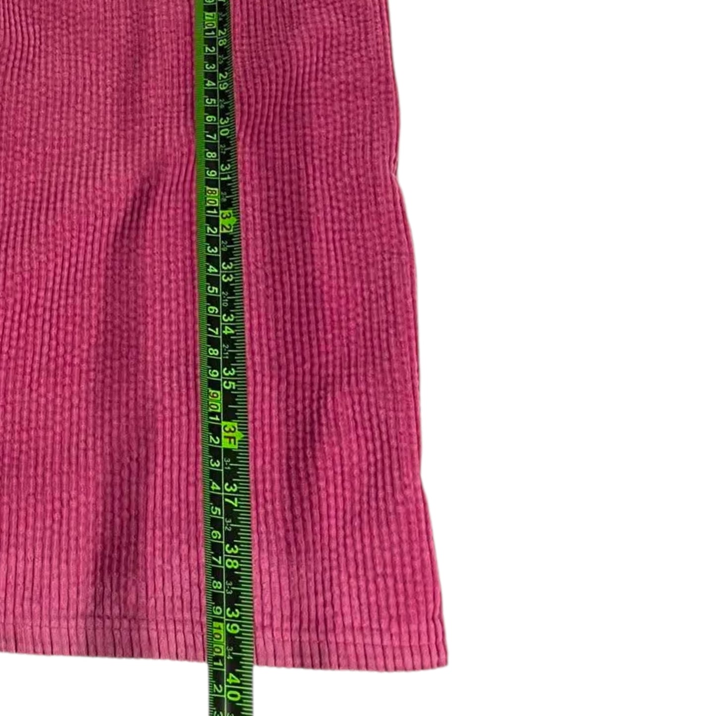 WOMENS PINK CORDUROY WIDE LEG PANTS (24)