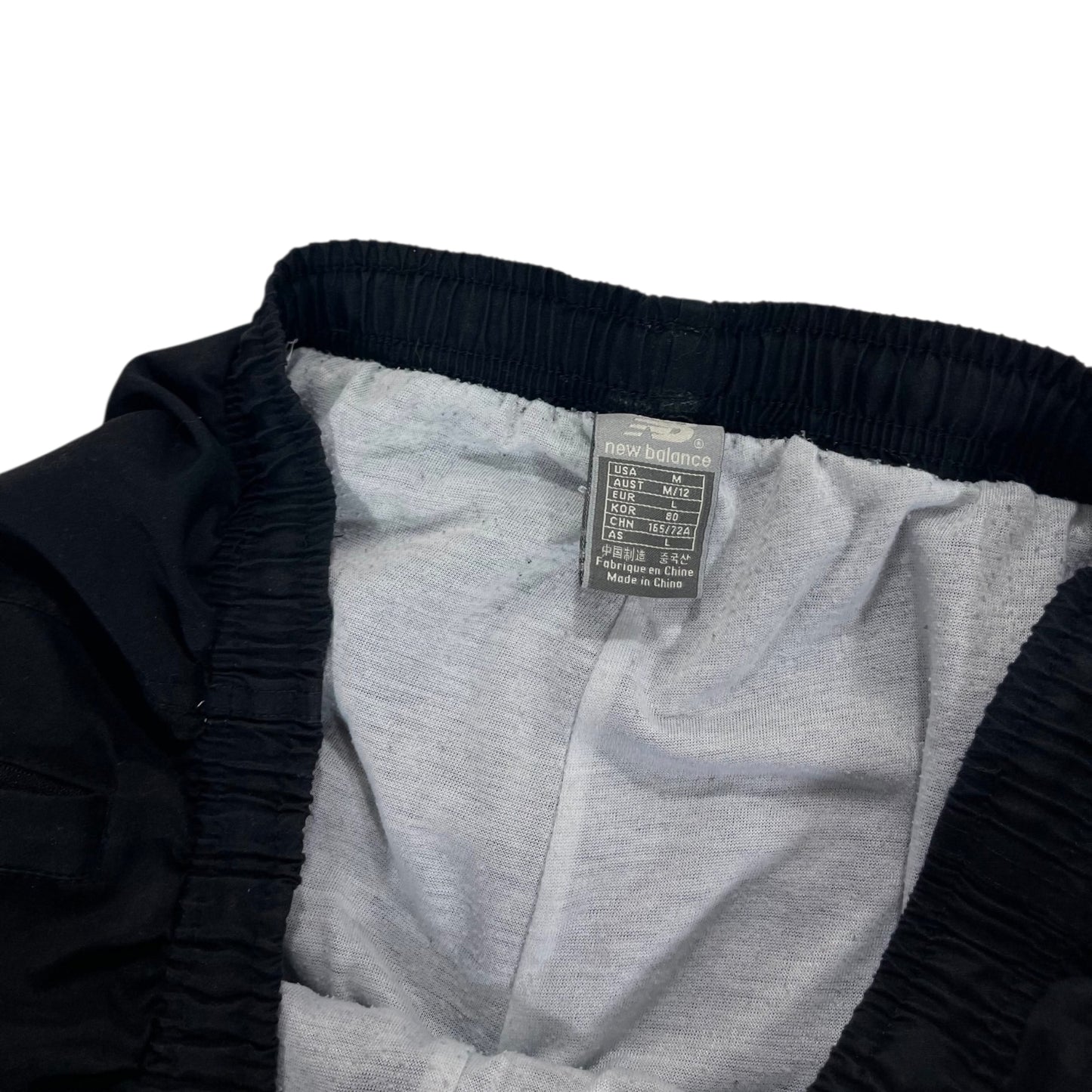 VINTAGE NEW BALANCE BLACK BAGGY WIDE LEG (M)