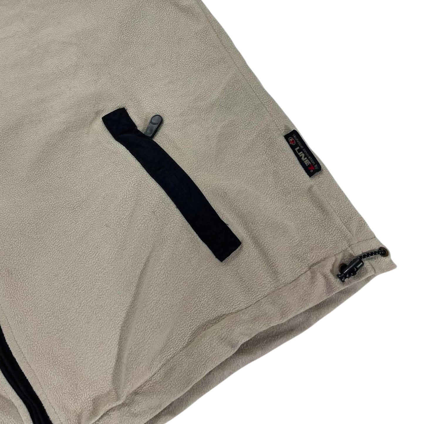 VINTAGE LINE7 CREAM AND BLACK VEST (L-XL)