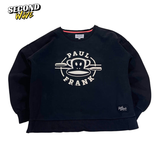 PAUL FRANK BLACK CREWNECK  (M)