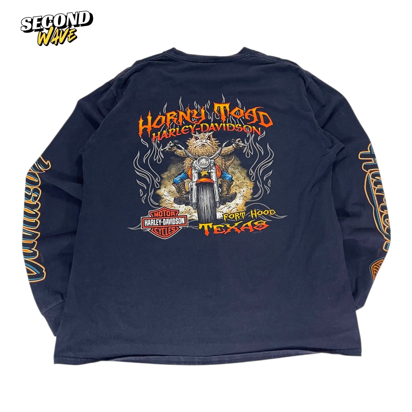 HARLEY DAVIDSON TEXAS NAVY SWEATSHIRT (L)