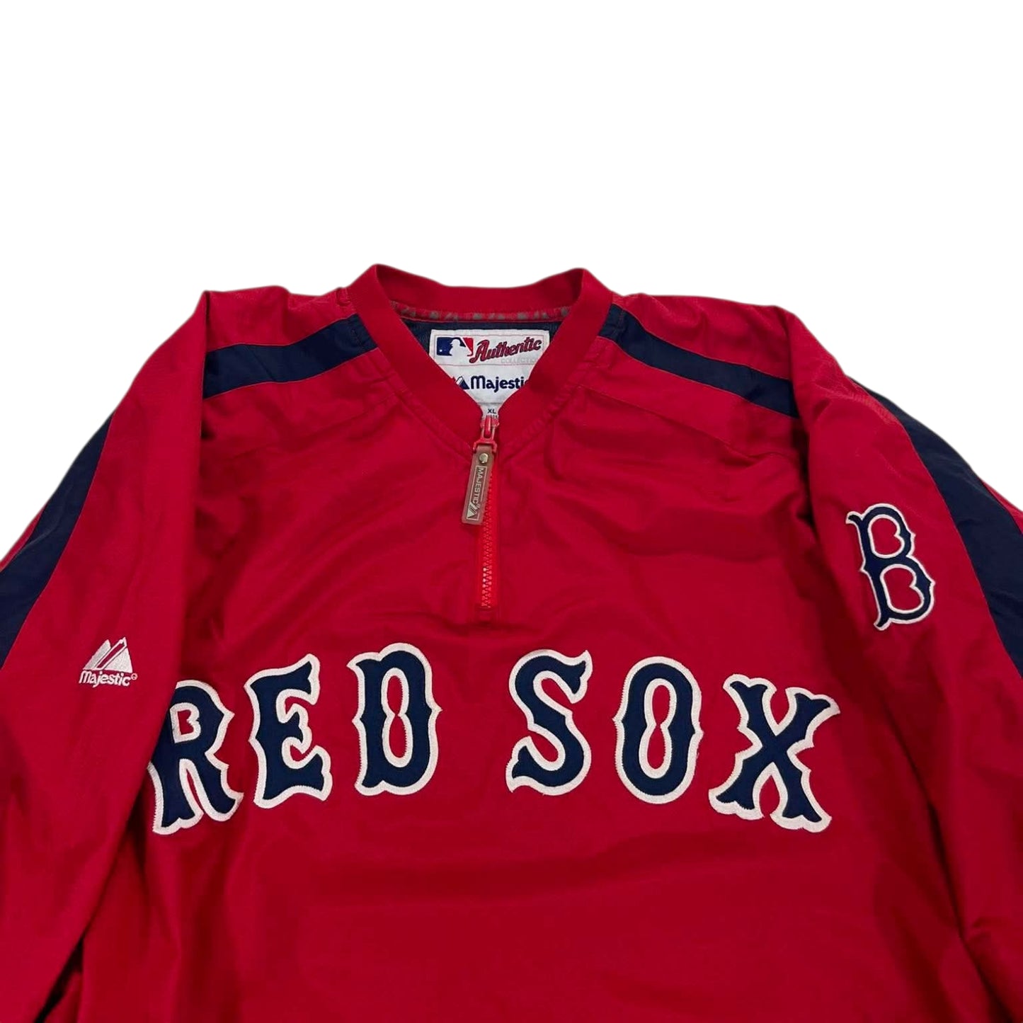 VINTAGE MAJESTIC ATHLETIC RED BOSTON RED SOX WINDBREAKER (XL)