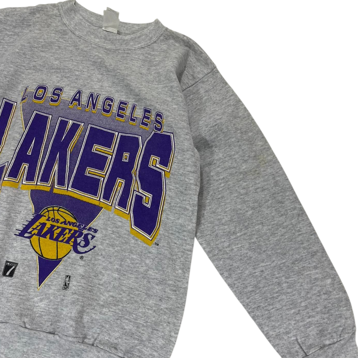 90S LOS ANGELES LAKERS GREY SWEATSHIRT (M)