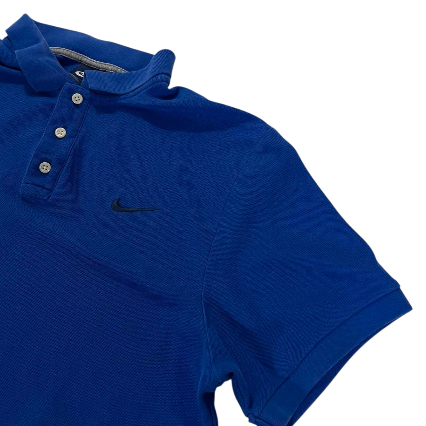 NIKE BLUE POLO SHIRT (BEST FIT M)