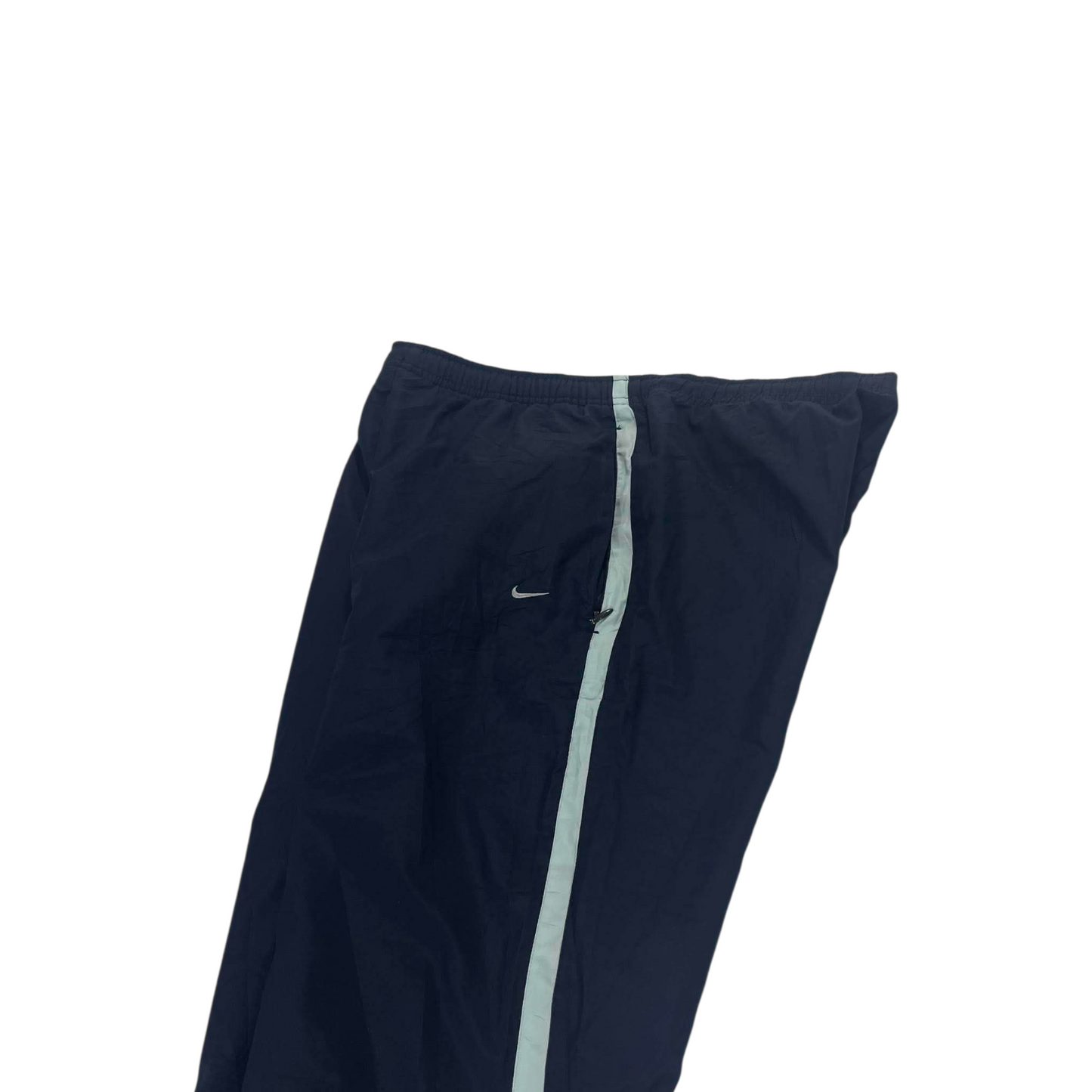 Y2K NIKE NAVY TRACK PANTS ⁶ (M)