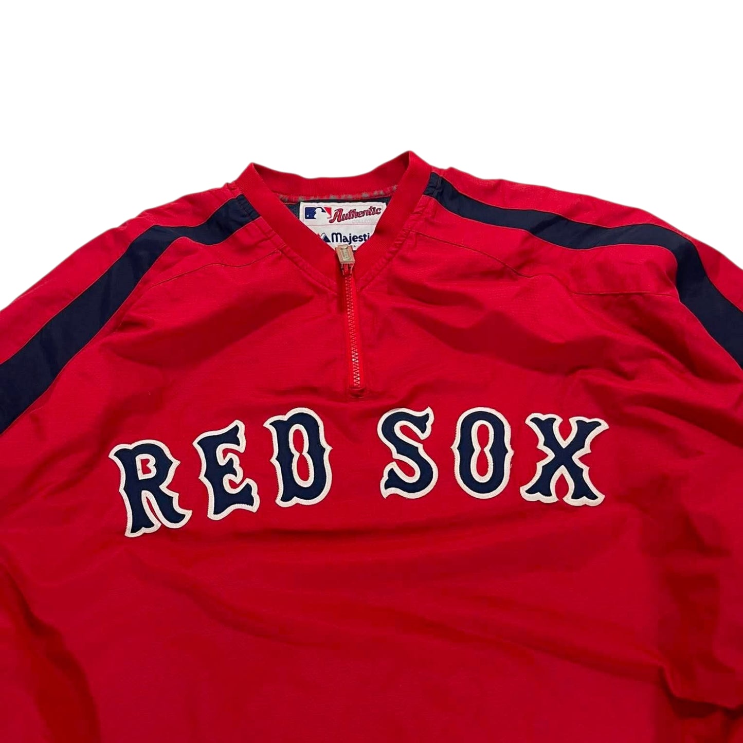 VINTAGE MAJESTIC ATHLETIC RED BOSTON RED SOX WINDBREAKER (XL)