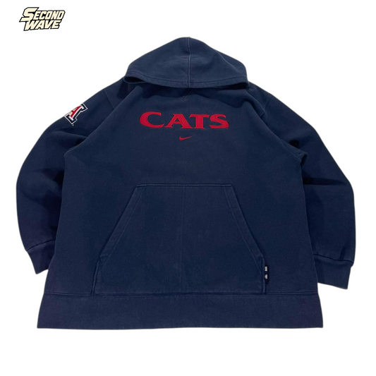 VINTAGE NIKE WILDCATS BLUE HOODIE (L - XL)