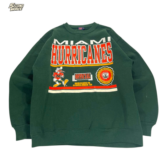 VINTAGE MIAMI HURRICANES CREWNECK (L)