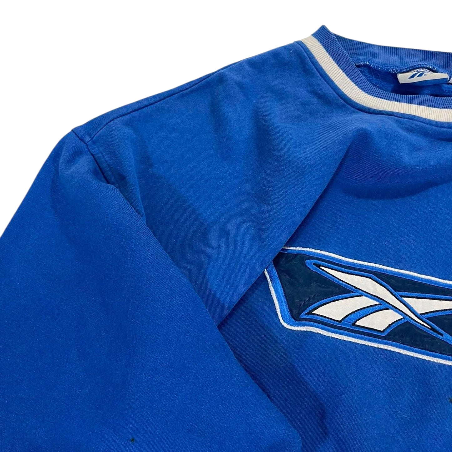 VINTAGE REEBOK BLUE CREWNECK (L)