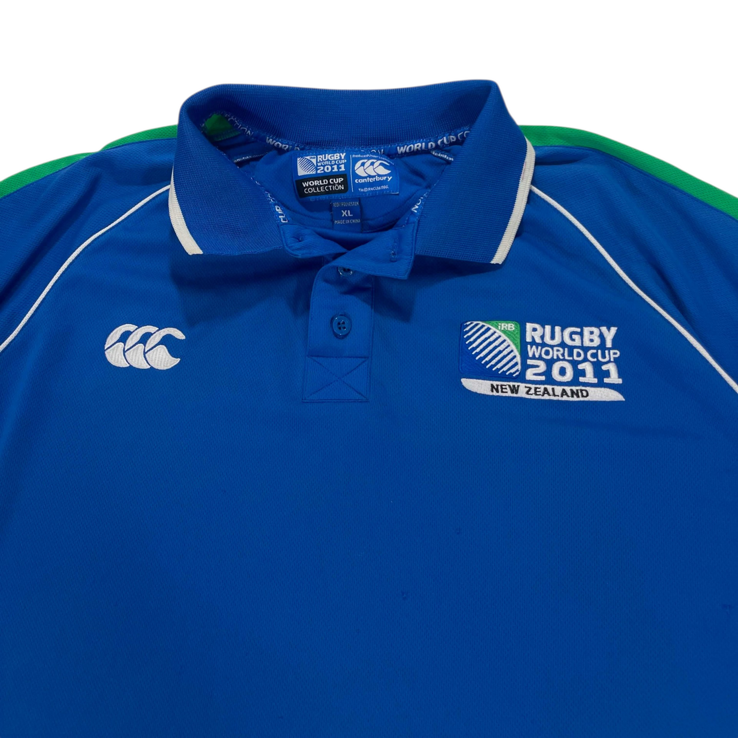 2011 RUGBY WORLD CUP NEW ZEALAND CANTERBURY POLO (XL)