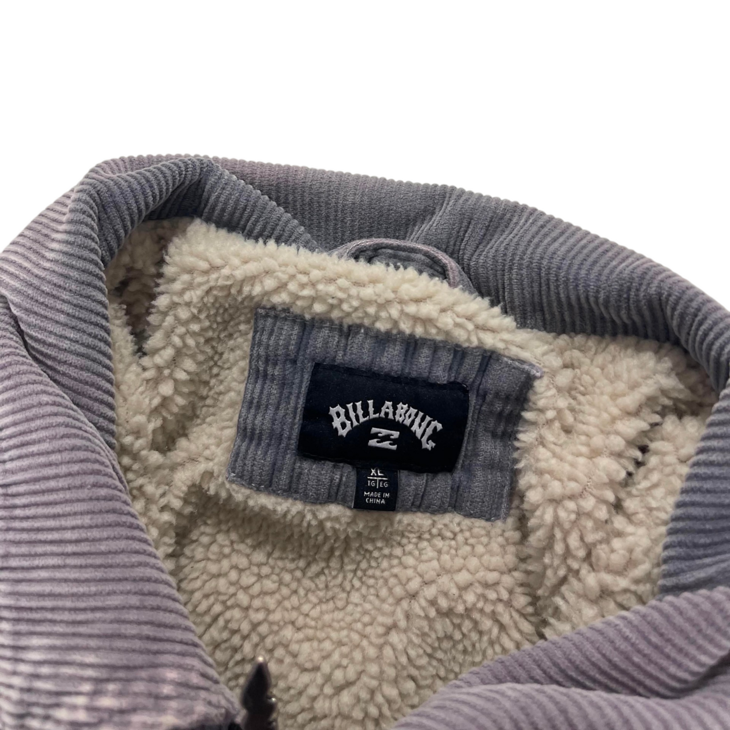 VINTAGE BILLABONG GRAY CORDUROY JACKET (XL)